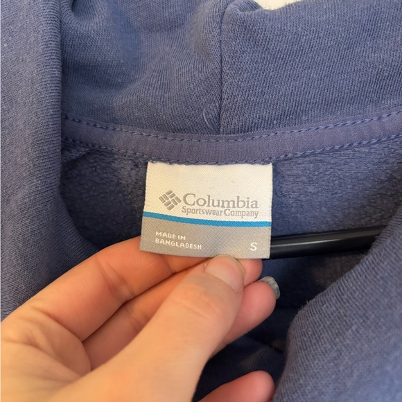 Columbia Blue Cowl Neck Pullover Sweatshirt Woman’s Size Small - Picture 5 of 7